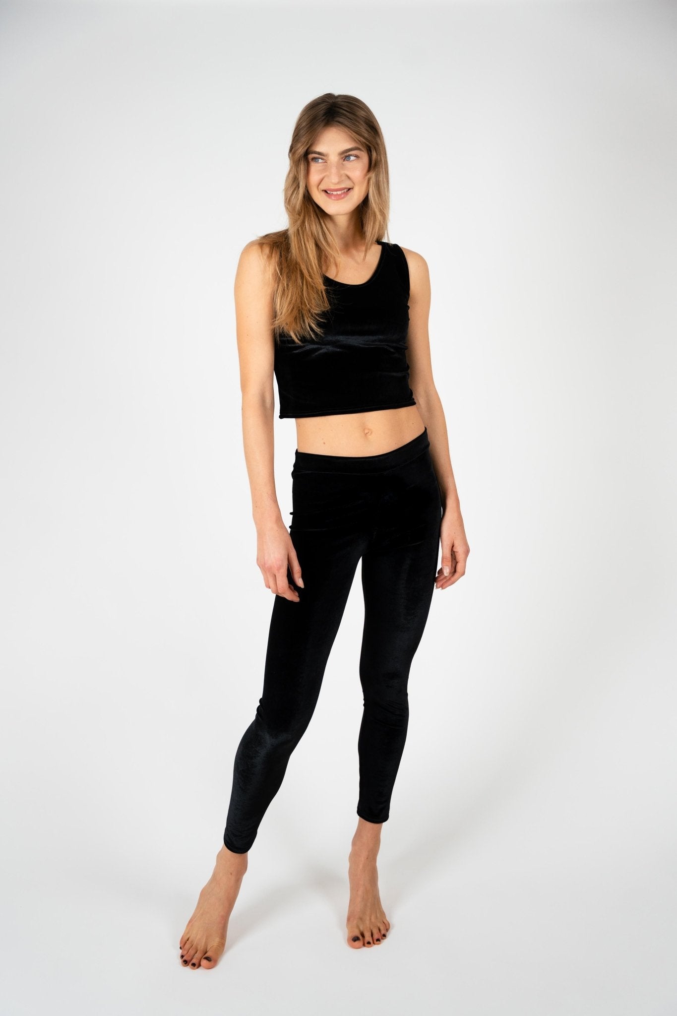 COMPLETO LEGGINGS TOP IN VELLUTO - ADELIGHT - ADELIGHT