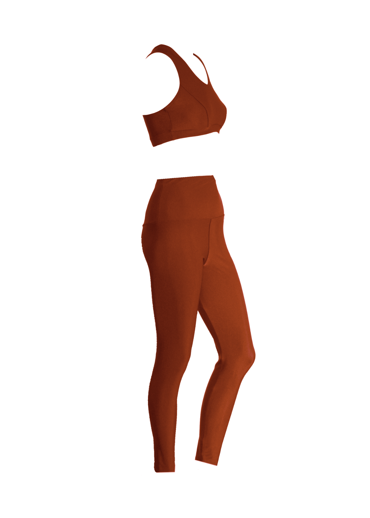 COMPLETO MODELLO SHARK BRONZE - ADELIGHT - COMPLETO LEGGINGS TOP - ADELIGHT